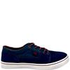 DC GTS CANVAS TIE SHOE - NAVY
